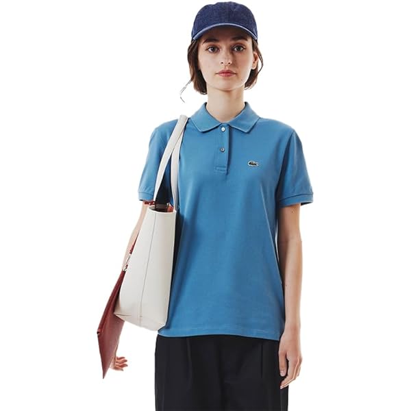 LACOSTE フランスメイドシングルジャージポロシャツレディース 34 セール】 フランスメイドシングルジャージポロシャツ